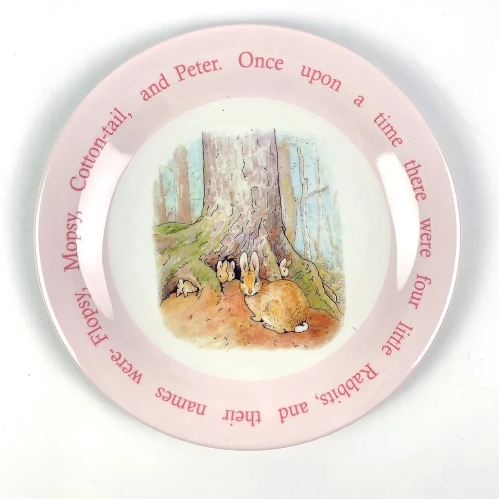 Pottery Barn Kids Peter Rabbit Set for 2 Cups 9